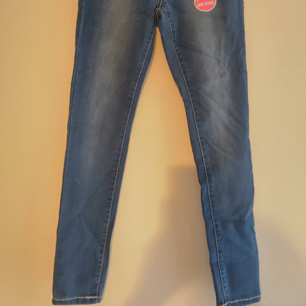 12 pc Wholesale Lot Girls First Girls' Knit Skinny Jeans with Rhinestone Details